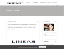 Tablet Screenshot of lineasestudio.com